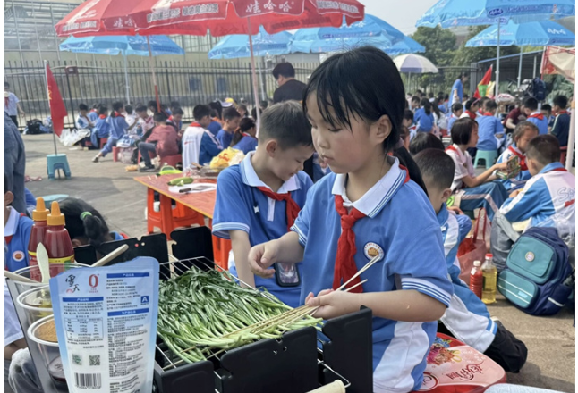 【新晃站】晃州镇第三完全小学：夏日趣烧烤  共享好“食”光