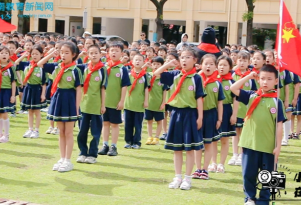  【鼎城区站】解锁新身份，开启“六·一”专属礼物，江南小学举行少先队入队仪式（小记者：郭夏菡；指导老师：蔡照君、戴泽意）